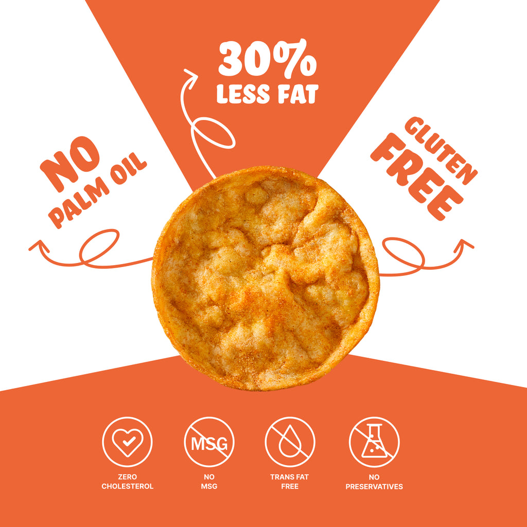 BRB Corn Popped Chips | Salsa - Flavour | Not Fried. Not Baked | No Palm Oil, Healthy Snack