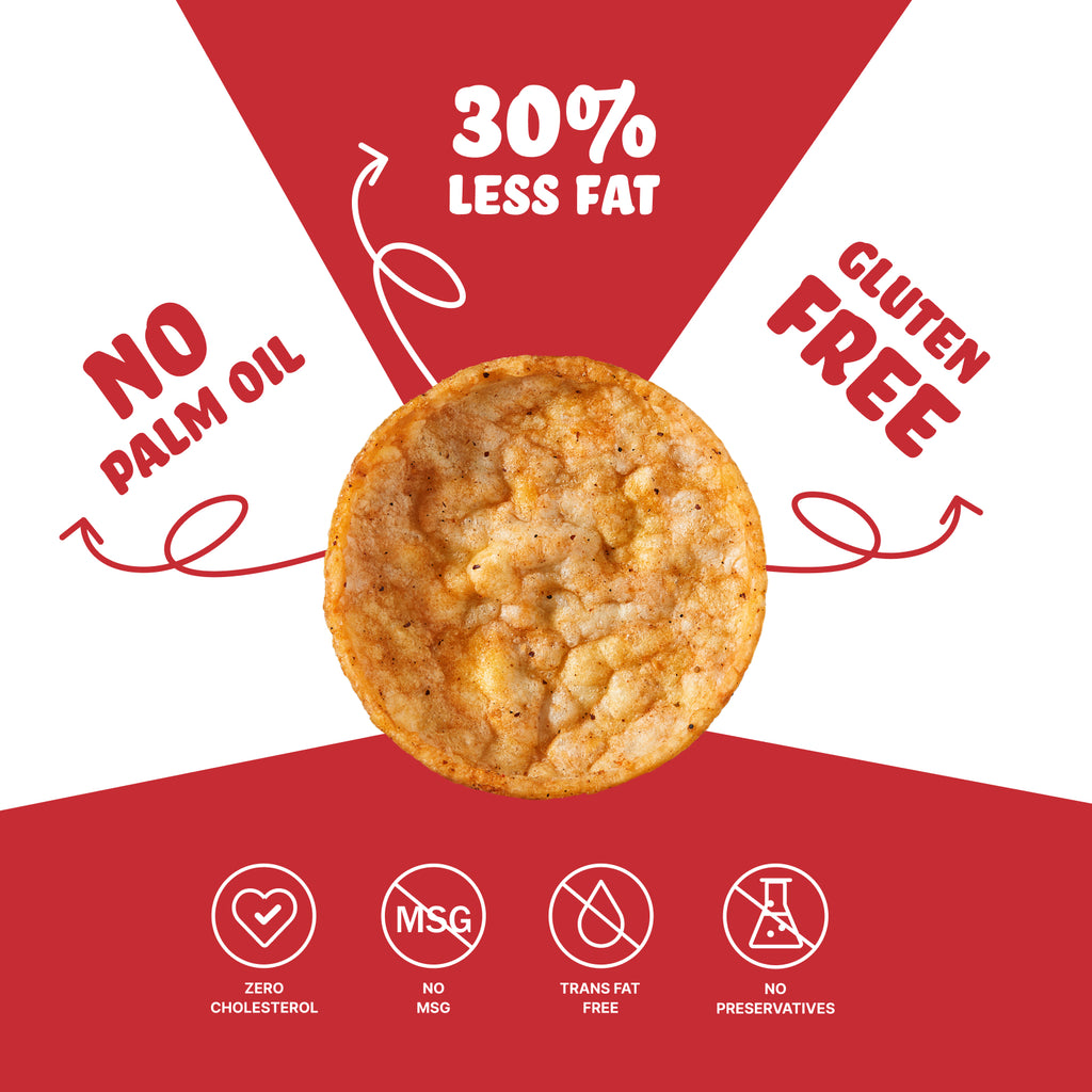 BRB Corn Popped Chips | Red Chilli Chataka - Flavour | Not Fried. Not Baked | No Palm Oil, Healthy Snack