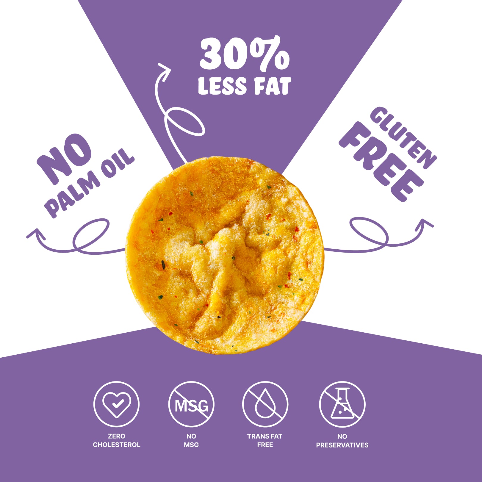 BRB Corn Popped Chips | Garlic Bread Flavour | Not Fried, Not Baked | No Palm Oil, Healthy Snack