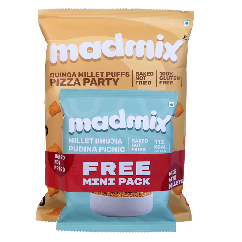 Madmix Quinoa Millet Puffs