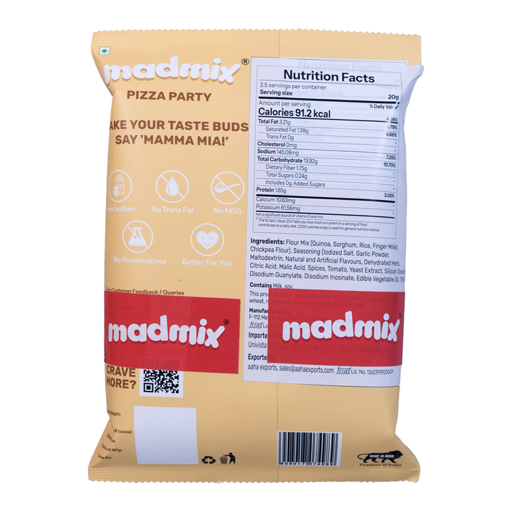 Madmix Quinoa Millet Puffs