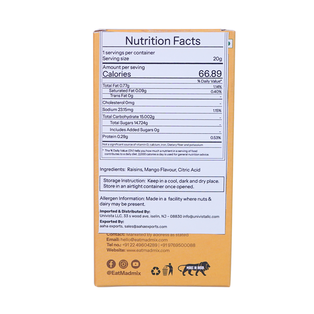 Madmix Flavoured Raisins