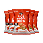 BRB Rice Popped Chips | Peri Peri Flavour | Not Fried. Not Baked | High Protein | No Palm Oil, Healthy Snack