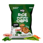 BRB Rice Popped Chips | Jalapeño & Tomato Flavour | Not Fried. Not Baked | High Protein | No Palm Oil, Healthy Snack