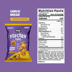 BRB Corn Popped Chips | Garlic Bread Flavour | Not Fried, Not Baked | No Palm Oil, Healthy Snack