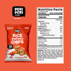 BRB Rice Popped Chips | Peri Peri Flavour | Not Fried. Not Baked | High Protein | No Palm Oil, Healthy Snack