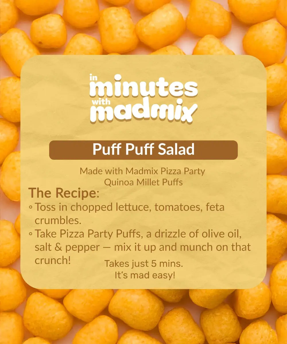 Madmix Quinoa Millet Puffs