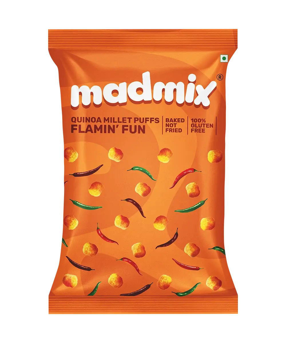 Madmix Quinoa Millet Puffs